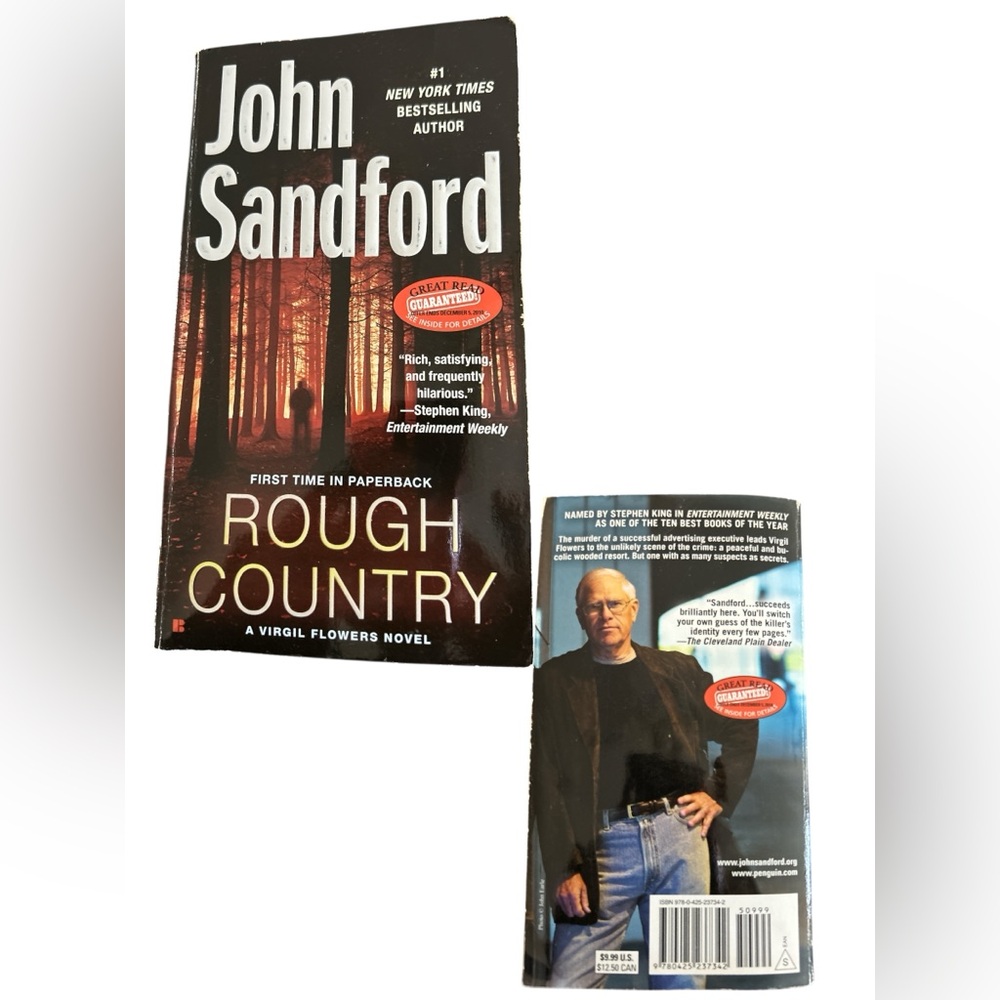 John Sandford Rough Country Paperback Book